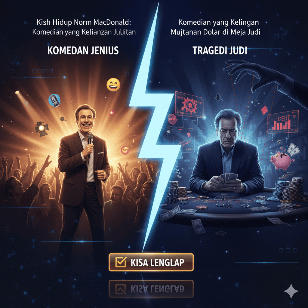 Kisah Hidup Norm Macdonald: Komedian Jenius yang Kehilangan Jutaan Dolar di Meja Judi